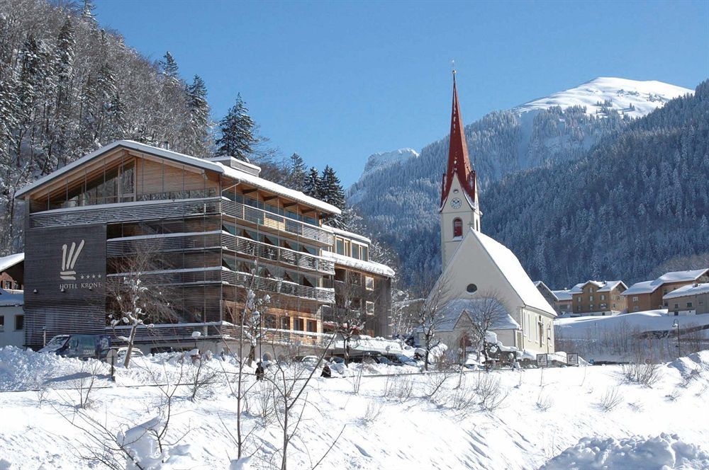 Hotel Krone In Au Au (Vorarlberg) Bagian luar foto